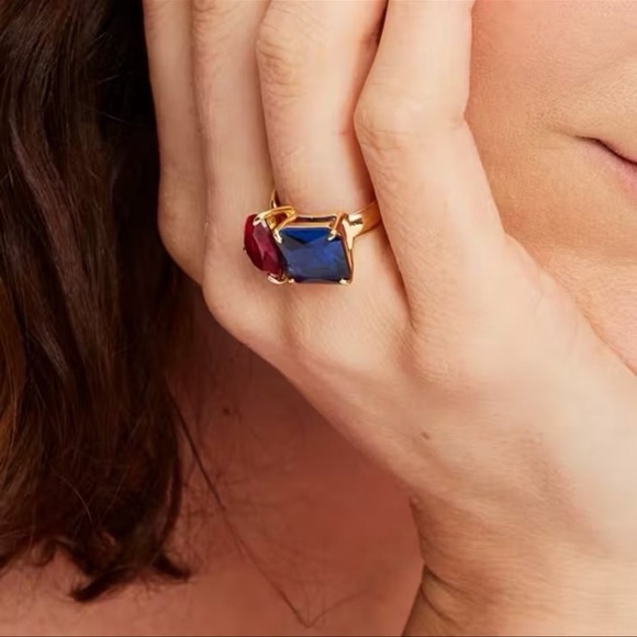 $98 Kate Spade Showtime Ring blue - Picture 2 of 7
